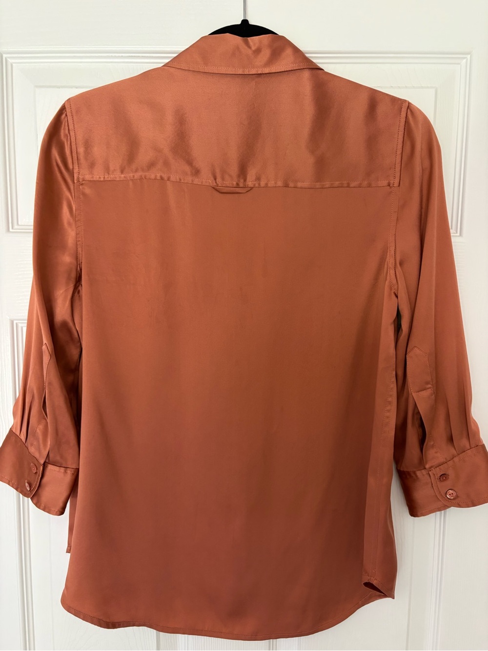 L'Agence Dani Women's Silk Blouse Button Down Size Small Quiet Luxury Designer - Picture 7 of 7